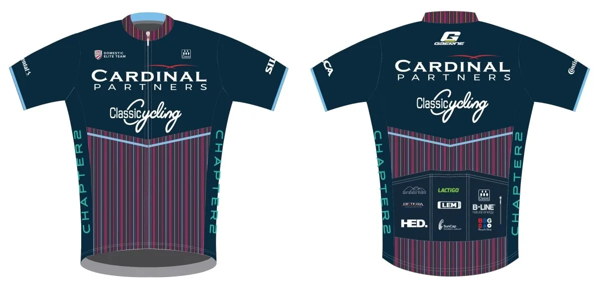 2022 Cardinal - Classic Cycling Women's Ice Pro Jersey - Navy