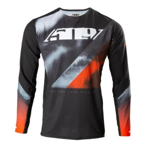 509  Red Mist Transition Motorcross Riding Jersey Long Sleeve Athletic Fit Drop