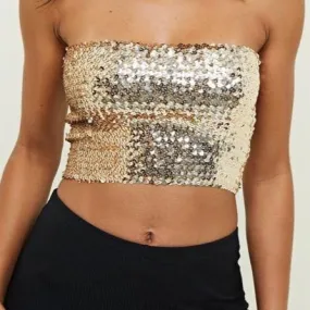 Adult Sequin Bandeau Top