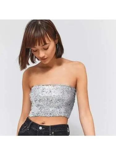 Adult Sequin Bandeau Top