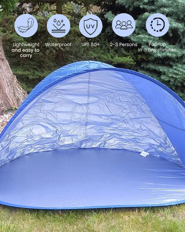 Beach Pop Up Tent UV 50  for 2 People