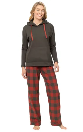 Buffalo Plaid Hoodie Set