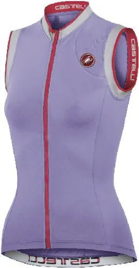 Castelli Womens Perla Sleeveless Cycling Jersey - Wisteria