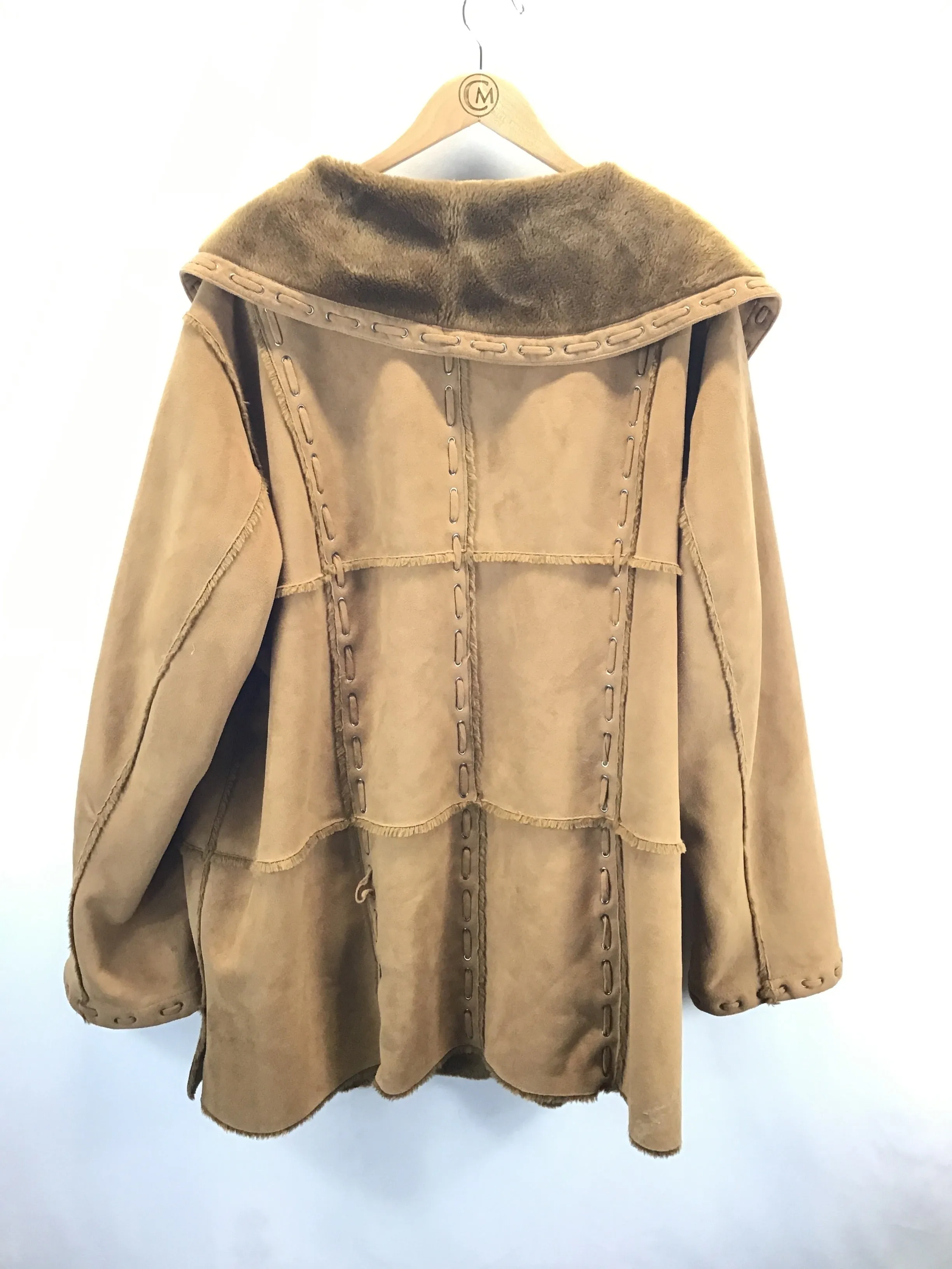 Coat Other By Clothes Mentor In Tan, Size: 3x