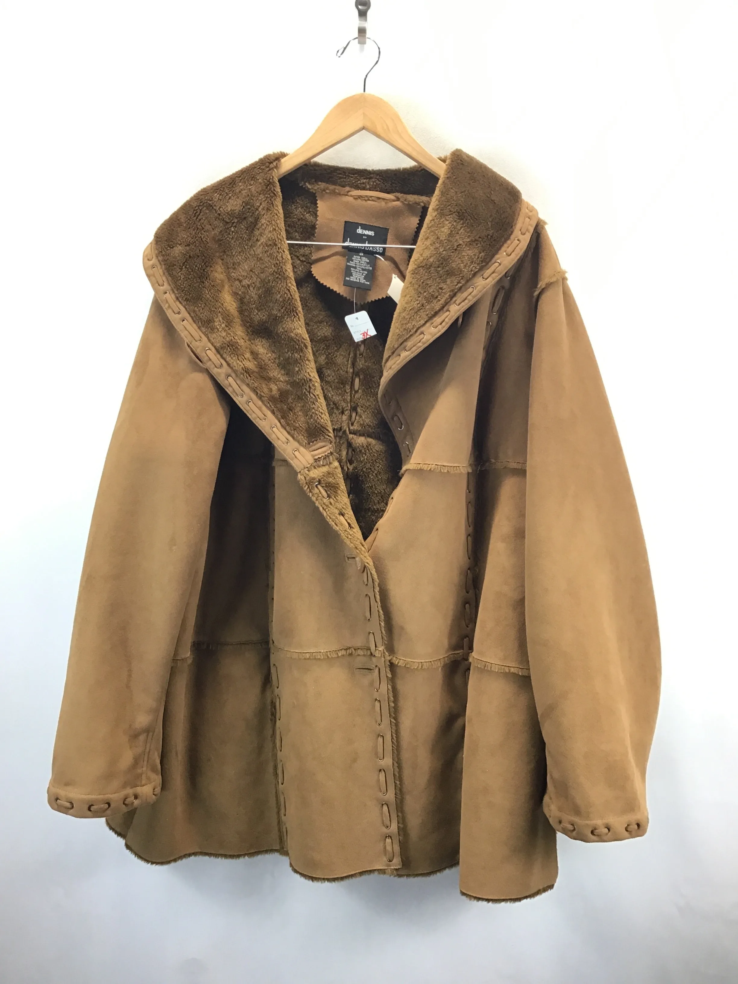 Coat Other By Clothes Mentor In Tan, Size: 3x