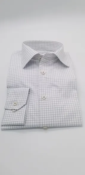 Contemporary Fit Grey Check Dress shirt Christian Paul by sidonio's S426