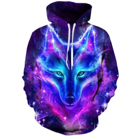 Galaxy Wolf Hoodie