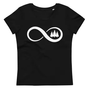 Infinity and Tree - Damen Premium Organic T-Shirt