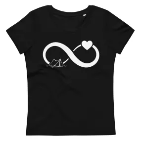 Infinity Heart and Camping 1 - Damen Premium Organic T-Shirt