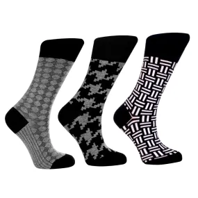 Love Sock Company 3 Pair Women's Dress Socks Jersey Bundle