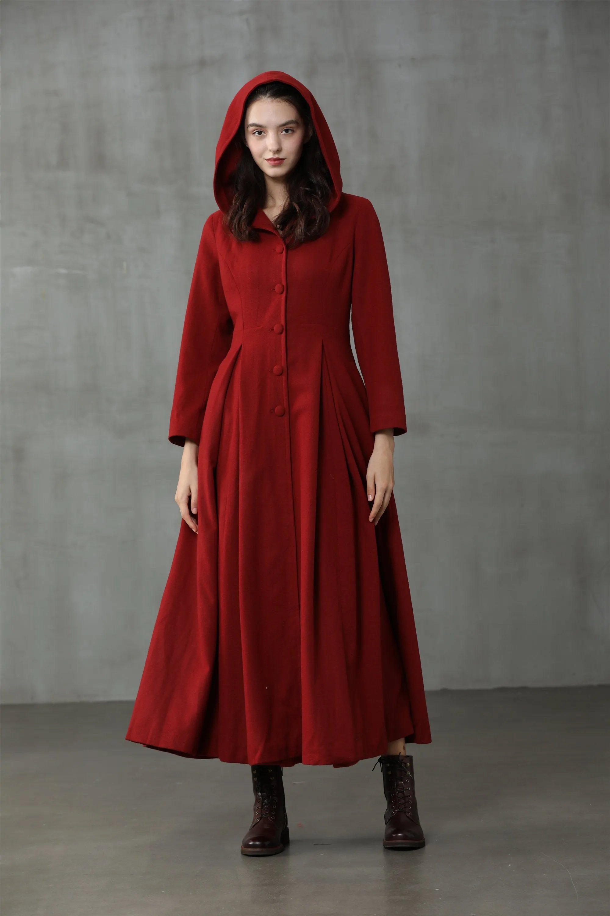 My Fair Lady | Red Hooded Coat