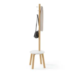 Pillar Stool and Coat Rack